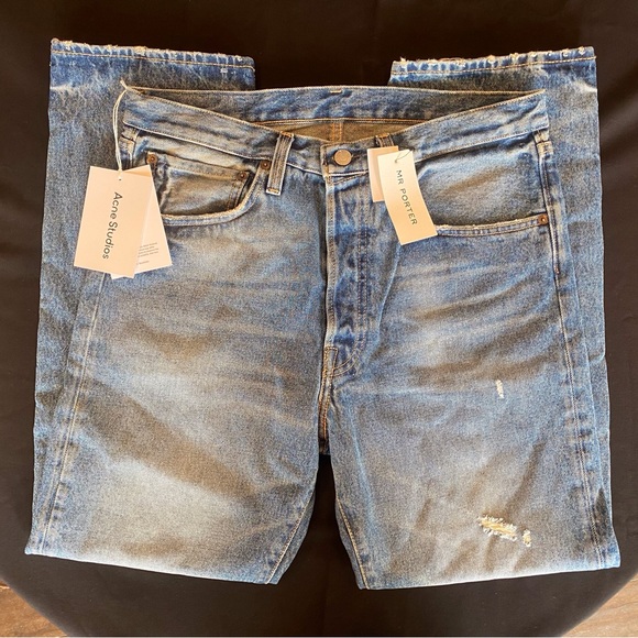 Acne Studios Other - NWT Acne Studios Lite Wash Distressed Denim Jeans